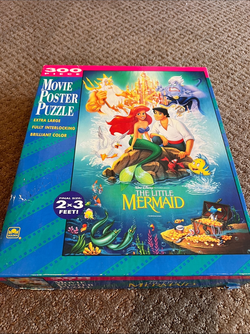 Vintage Little Mermaid Disney Puzzle
